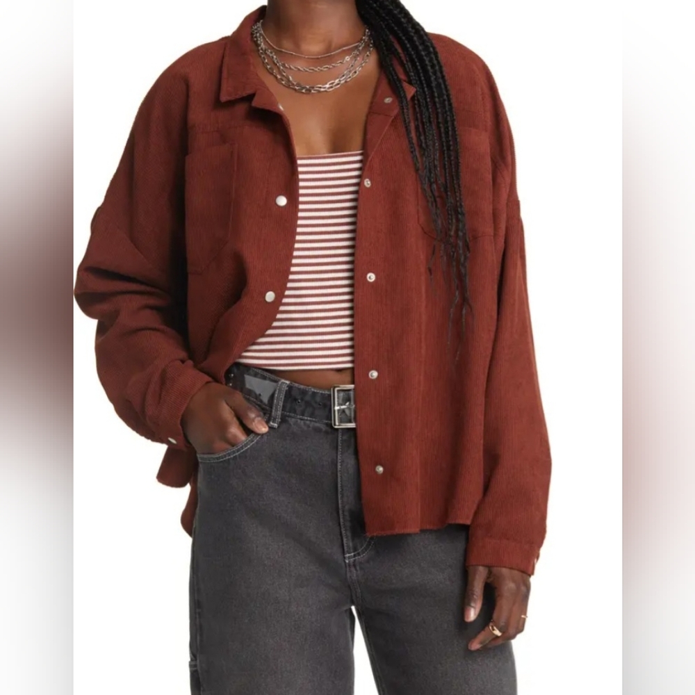 NWT BP Corduroy Oversize Shirt